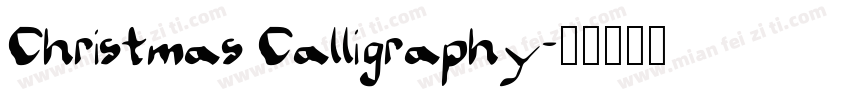 Christmas Calligraphy字体转换